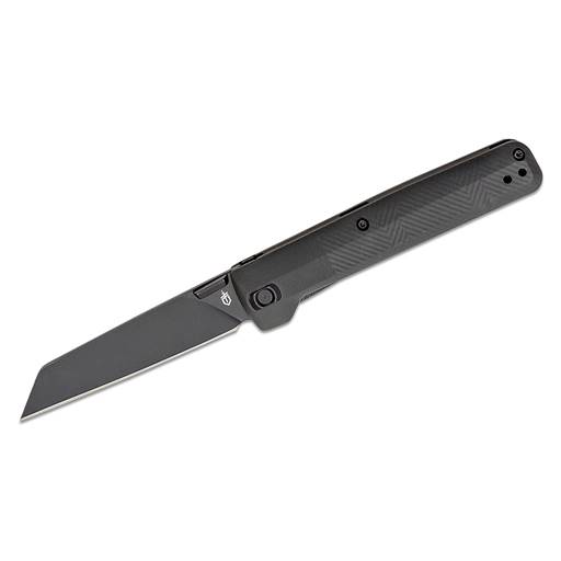 Gerber Pledge Grey Handle Black Wharncliffe Blade Folder- 30-001883