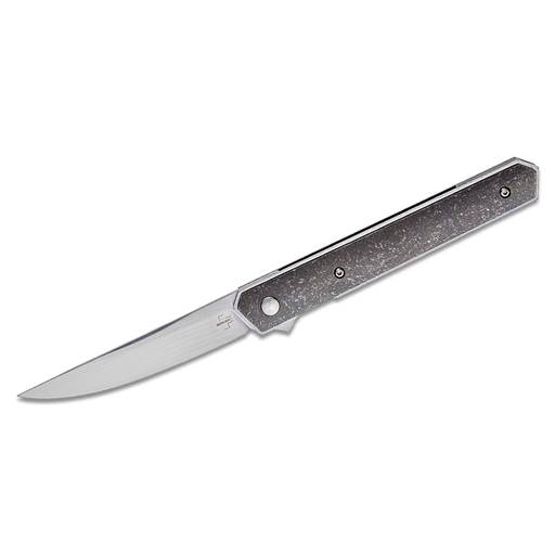 Boker Plus Kwaiken Air Titanium Handle Satin Trailing Point Flipper- 01BO169
