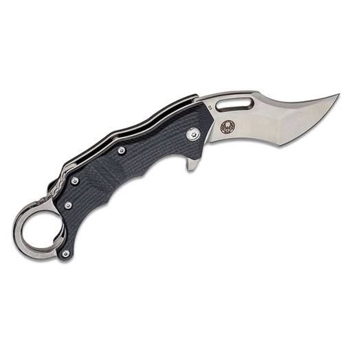Boker Wildcat Black Handle Stonewash Karambit Flipper- 01BO772