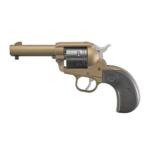 Ruger Wrangler 22LR Burnt Bronze Cerakote Black Birdshead Grip 3.75" Barrel 6 Rounds- 2017