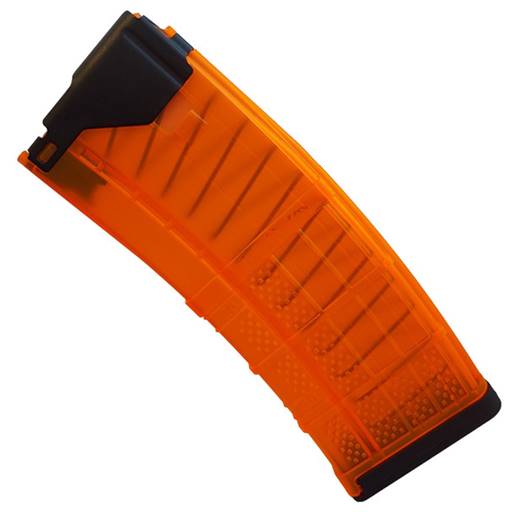 Lancer Magazine L5 Advanced Warfighter 556 AR15 30 Round Translucent Orange- 999-000-2320-70