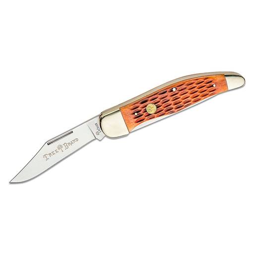 Boker 20-20 Duo Brown Bone Handle Two Blade Folding Knife- 110273BB
