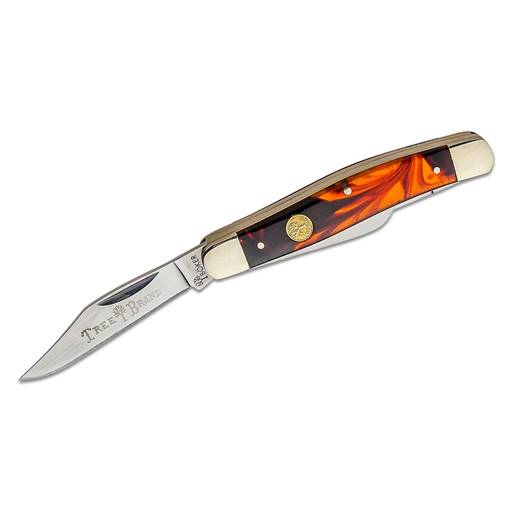Boker Stockman Synthetic Tortoise Handle Three Blade Folding Knife- 110726T