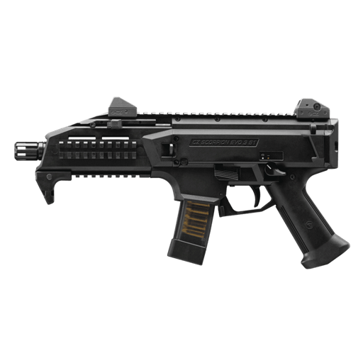 CZScorpion EVO 3 S1 Pistol 9mm Black 7.75 Barrel 20 Round- 91351