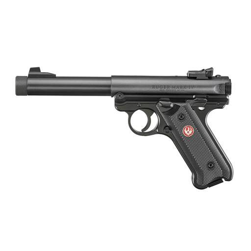 Ruger Mark IV Target 22LR 5.5" Threaded Barrel 10 Round Black- 40178