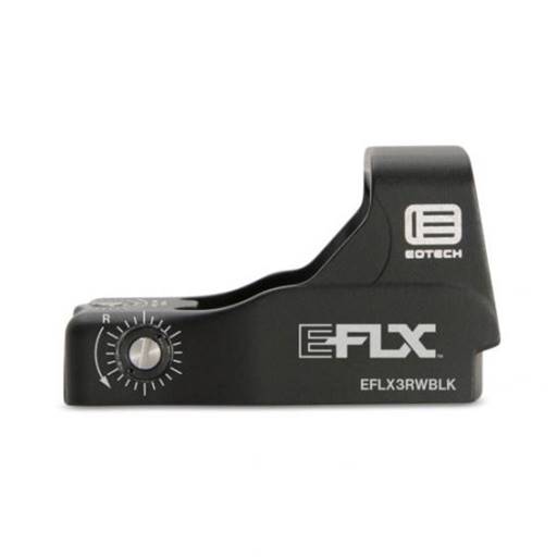 EoTech EFLX Mini Red Dot Sight 3 MOA Dot Black- EFLX3RWBLK