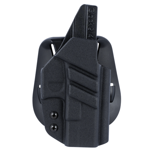 1791 Gunleather Kydex OWB Paddle Holster Fits Glock 9 and 40 Right Hand Black- TAC-PDH-OWB-GLOCK-BLK-R