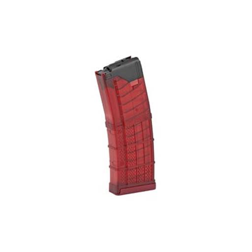 Lancer Magazine L5 Advanced Warfighter 556 AR15 30 Round Translucent Red- 999-000-2320-54