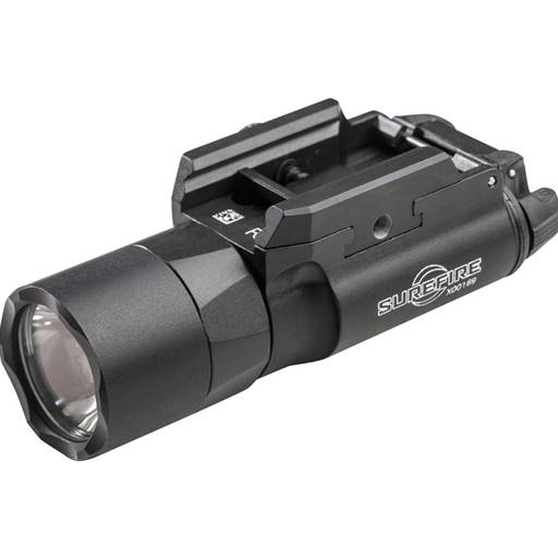 Surefire X300 Ultra 1000 Lumen Metal Screw Clamp Pistol Rail Mount CR123A Black Paddle Switch- X300U-B