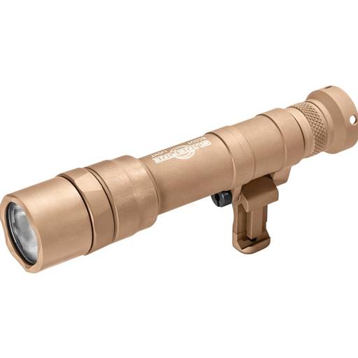 Surefire Scout Light Pro 1500 Lumen Rifle Rail Mount Dual Fuel FDE Push Button- M640DF-TN-PRO