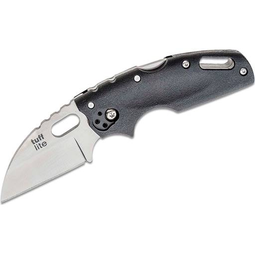 Cold Steel Tuff Lite Wharncliffe Satin Blade Black Grip- CS-20LT