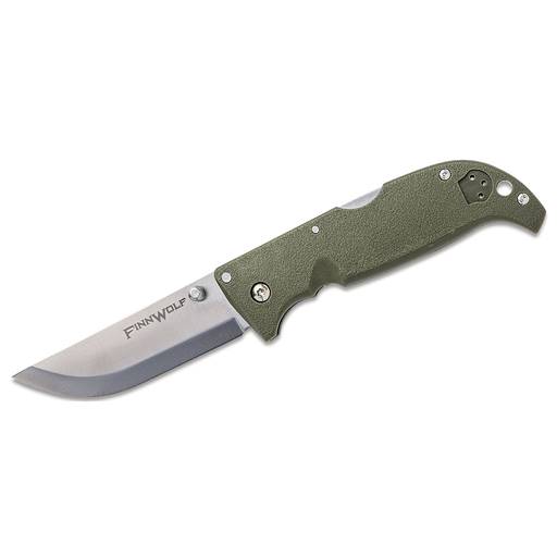 Cold Steel Finn Wolf Lockback Satin Blade OD Green Handle- CS-20NPF