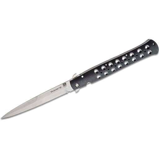Cold Steel Ti Lite Liner Lock Spear Point Stain Blade Black Handle- CS-26SXP