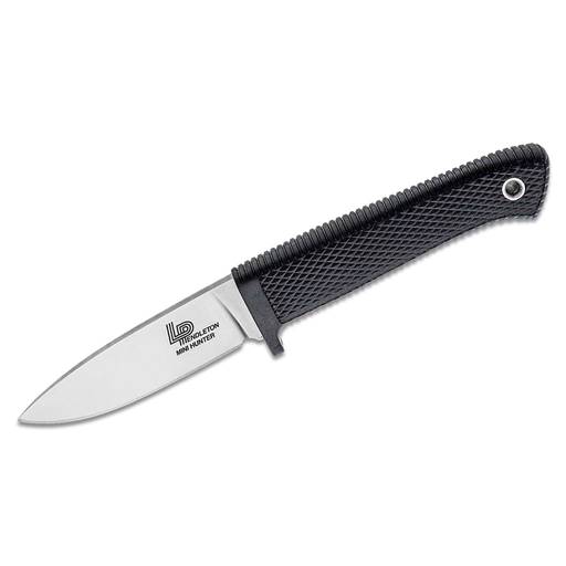 Cold Steel Pendleton Mini Hunter Fixed Drop Point Satin Blade Black Grip- CS-36LPMF