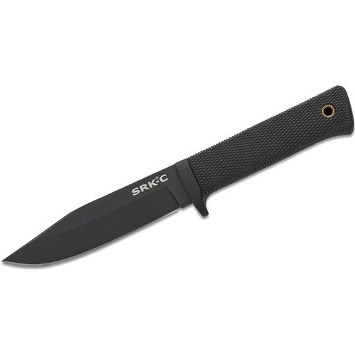 Cold Steel SRK Compact Fixed Black Drop Point Blade Black Grip- CS-49LCKD