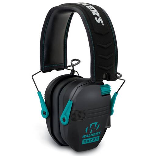 Walkers Razor Slim Muff Teal Trim Active 23db- GWP-RSEM-TL