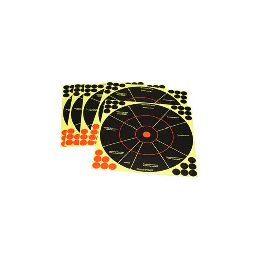 Birchwood Casey Shoot-N-C 12" Handgun Trainer 5 Pack- BC-34032