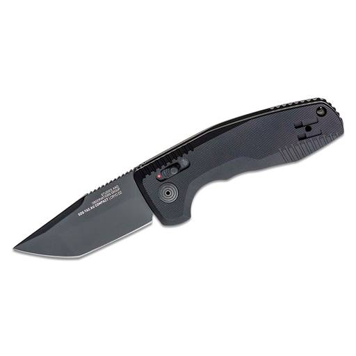 SOG-TAC AU Compact Switchblade Tanto Black Blade Black Grip- SOG-15-38-09-57