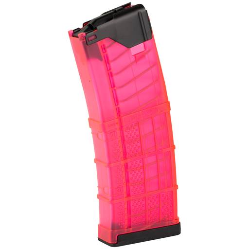 Lancer Magazine L5 Advanced Warfighter 556 AR15 30 Round Translucent Pink- 999-000-2320-51