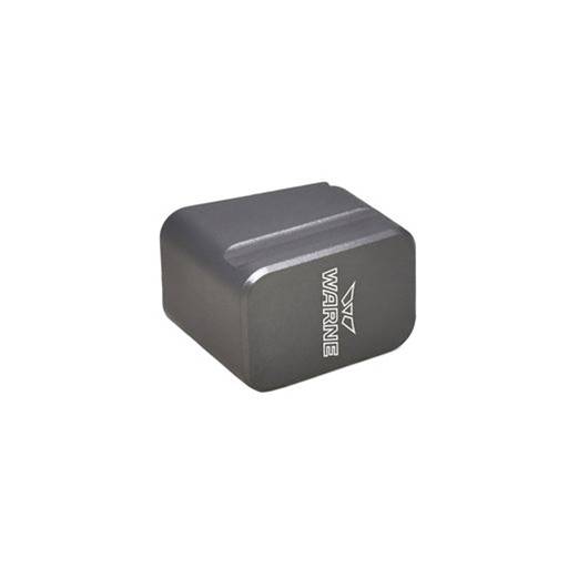 Warne Magazine Base Pad for Glock 17 +5 or Glock 22 +4 Grey- 3114