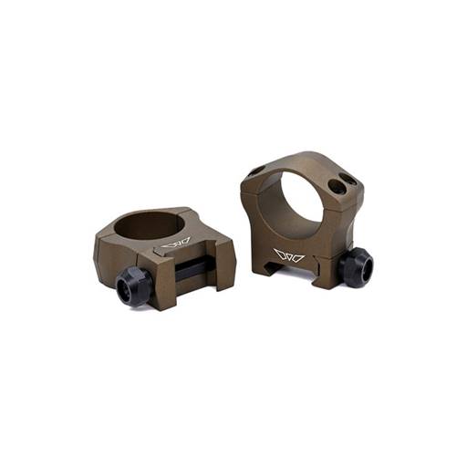 Warne Mountain Tech Lightweight 30mm Scope Rings Low Burnt Bronze- 7213BB
