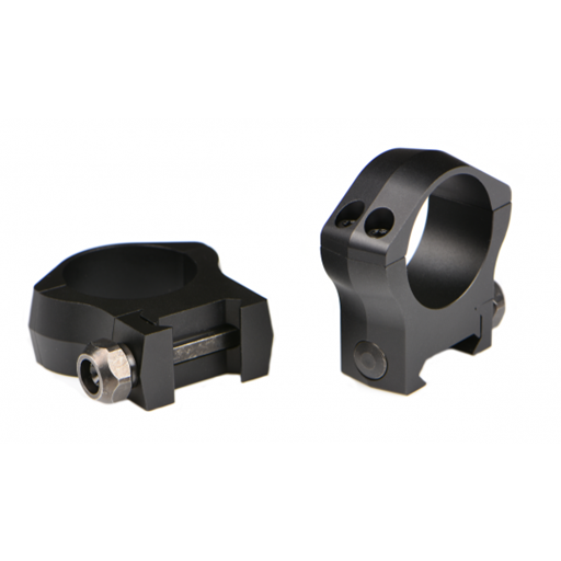 Warne Mountain Tech Lightweight 30mm Scope Rings High Black- 7215M