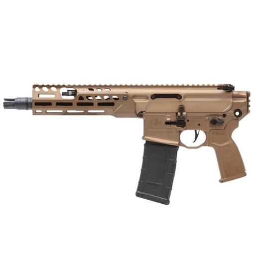 Sig Sauer MCX Spear LT 300 Blackout Pistol9" Barrel FDE 30 Rounds- PMCX-300B-9B-LT