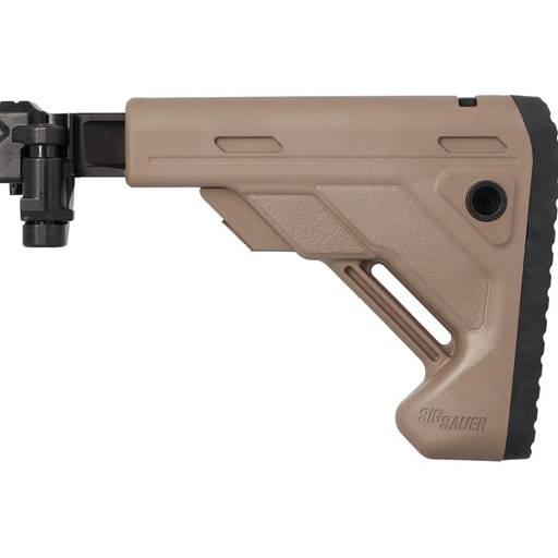 Sig Sauer FDE Telescopic Folding StockFor MCX- STOCK-X-FOLD-TELE-FDE