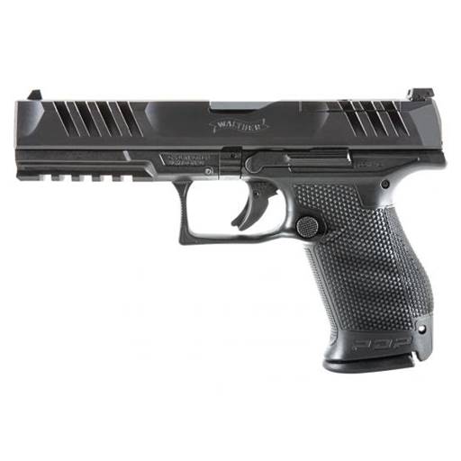 Walther PDP Compact 9mm 5" Barrel Optic Cut Black 15 Rounds- 2844222