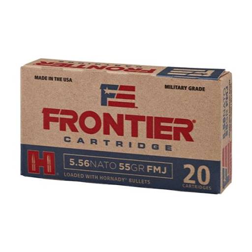 Hornady Frontier M193 5.56 55 Grain Full Metal Jacket 20 Round Box- FR200