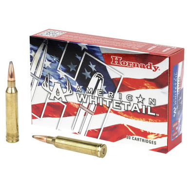 Hornady American Whitetail 7mm Remington Magnum 139 Grain InterLock Ammo, 20 Rounds