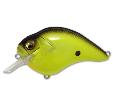 Megabass S‑Crank 1.2 Square‑Bill Crankbait – Black Back Chartreuse