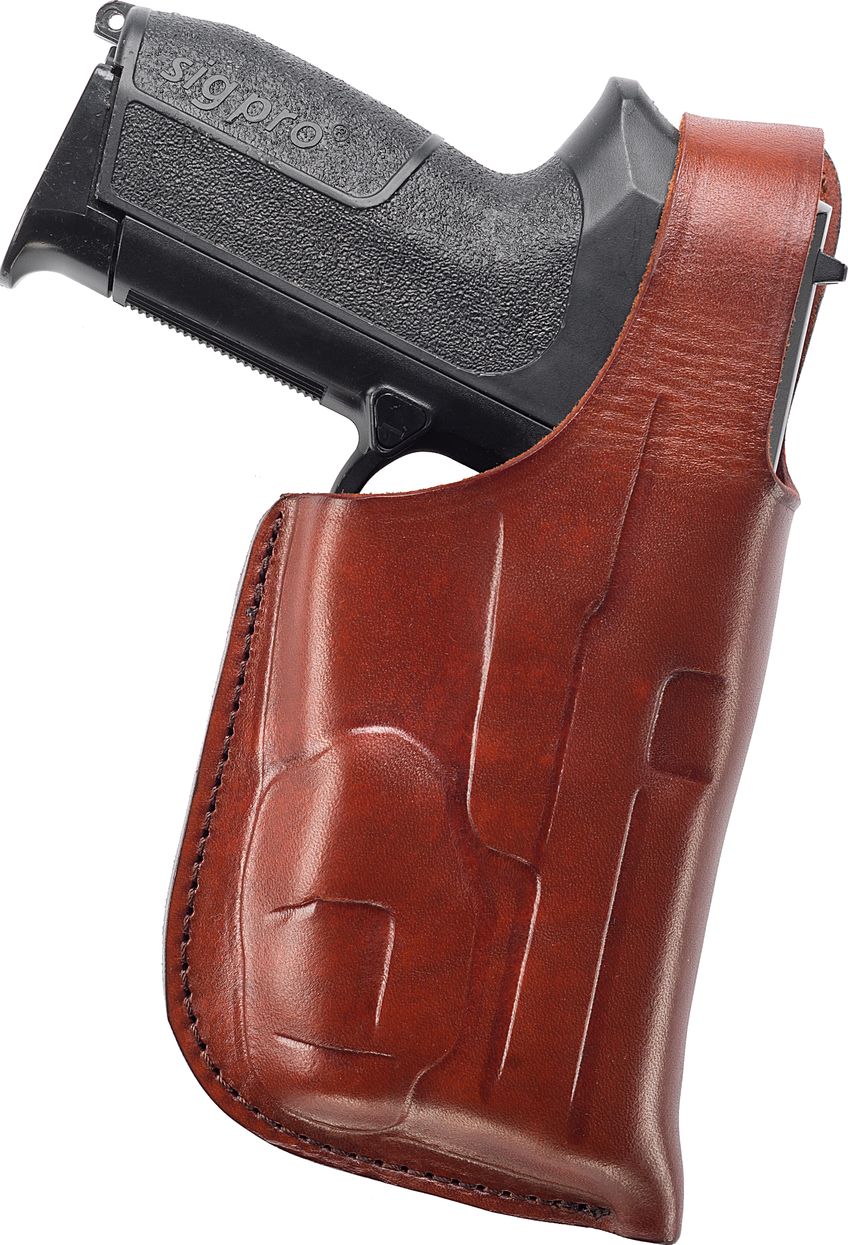 Leather Belt Tunnel OWB Holster (Light/Laser)