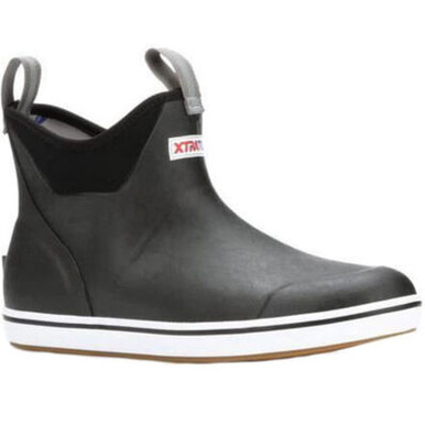 XTRATUF Men's Ankle Deck Boot - Black
