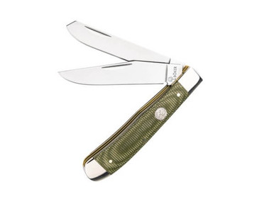 Boker Germany Treebrand Trapper Canvas Micarta Green