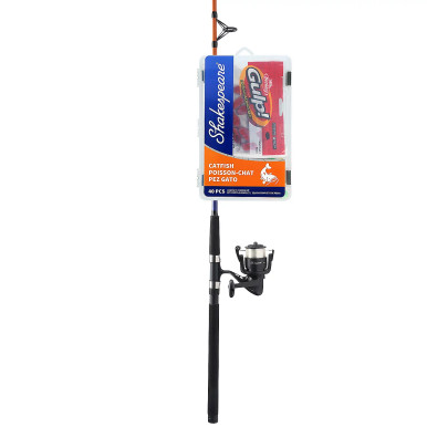Shakespeare Catch More Fish Catfish 7’0″ Medium Spinning Combo