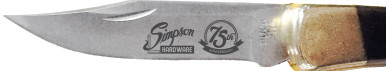 Buck Knives Folding Hunter Knife- Simpson Hardware 75th Anniversary Edition