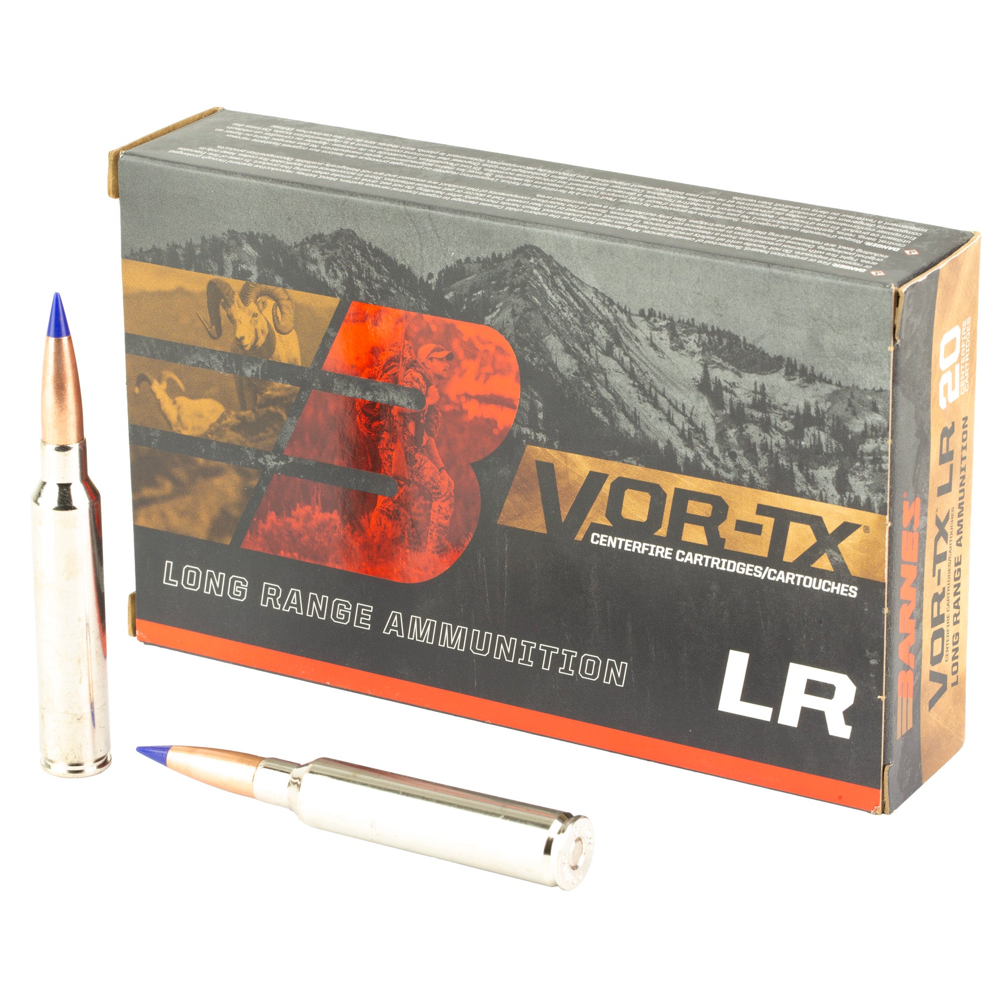 Barnes 6.5mm Creedmoor VOR-TX Long Range 127gr LRX BT Ammo 2850 FPS