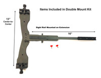Double Picatinny Tripod Adapter