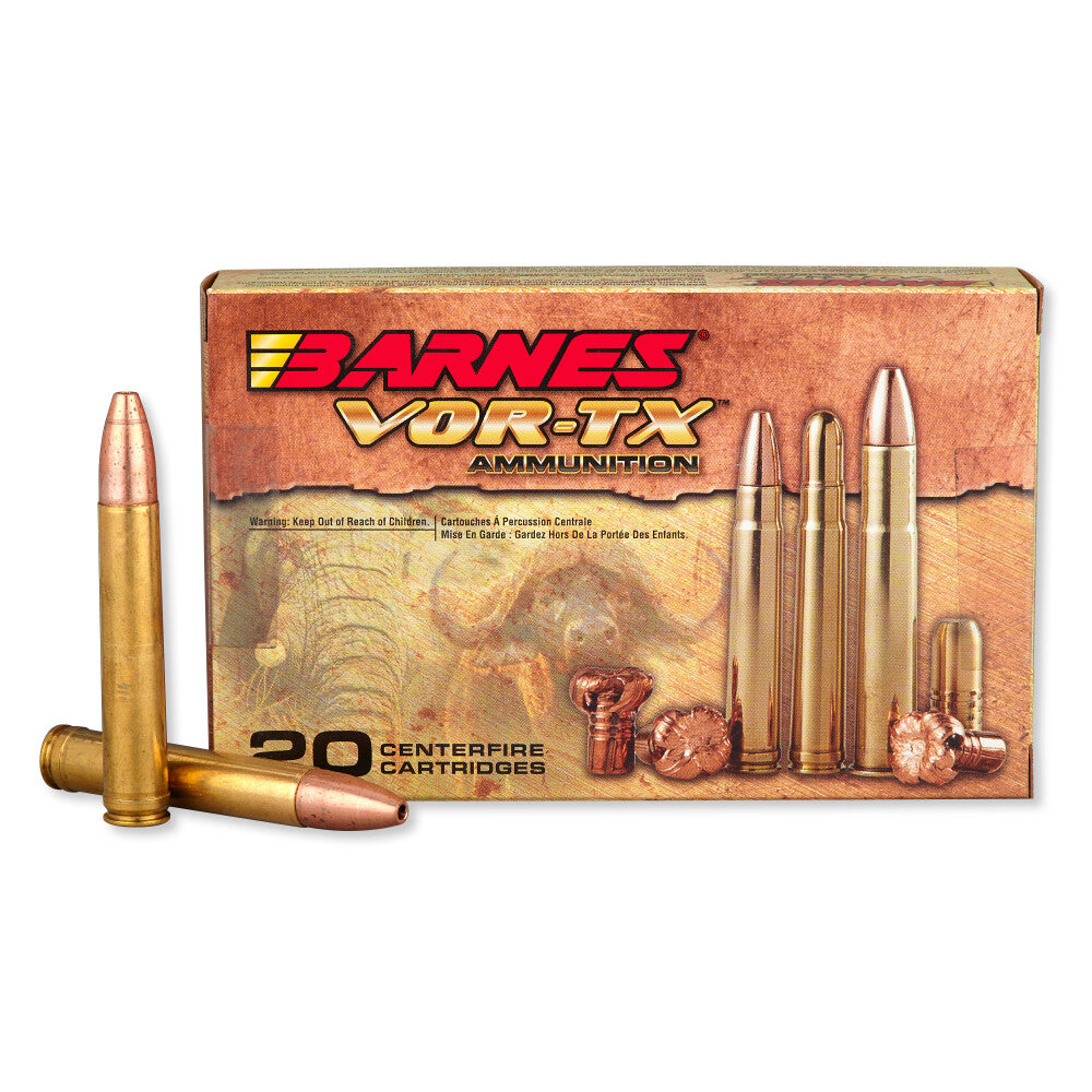 Barnes Bullets 22022 VOR-TX Centerfire Rifle 458 Win Mag 450 gr Barnes TSX Flat Base (TSXFB) 20 Per Box/ 10 Cs 2150 FPS