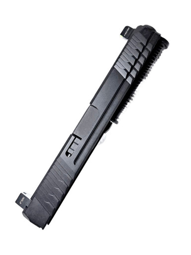 Polymer80 Assembled Black Slide for Glock 17 Gen 3 — Night Sights, Nitride Barrel