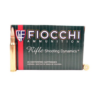 Fiocchi Field Dynamics .30-06, 165 Grain Pointed Soft Point, 20 Rounds