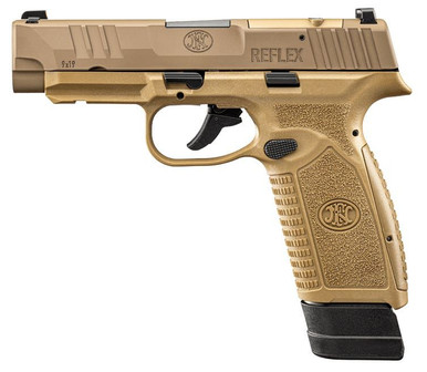 FN Reflex XL NMS 3.8" 9mm 15rd/18rd Pistol, FDE/FDE - 66-101760