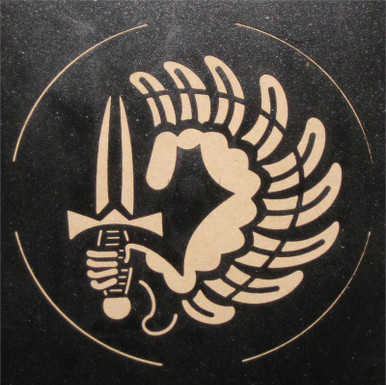 French Foreign Legion 2nd Parachute Regt. Emblem Stencil