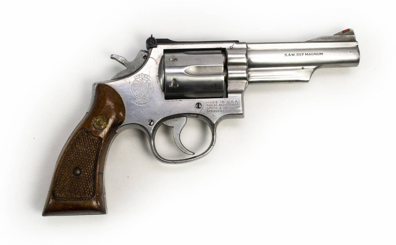 S&W 66-1 357 MAG 4 BARRELSQUARE BUTT STAINLESS STEEL REVOLVER-USED