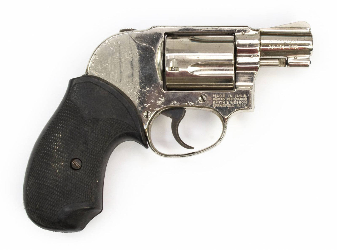 S&W 38 Airweight Revolver,.38 Special, 1 7/8" Barrel, Nickel
