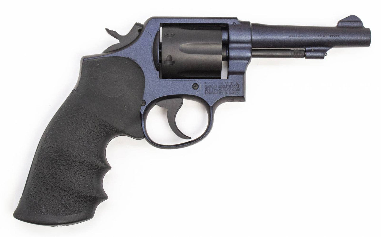 S&W 10-5 .38 SPL 4" TPR BBL SQUARE BUTT BLUE WITH BOBBED HAMMER,REFINISHED