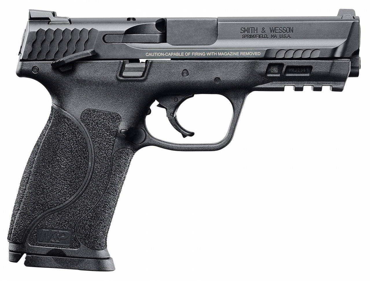 Smith & Wesson 11524 M&P M2.0 9mm Luger 4.25 17+1 Black Stainless Steel Black Interchangeable Backstrap Grip