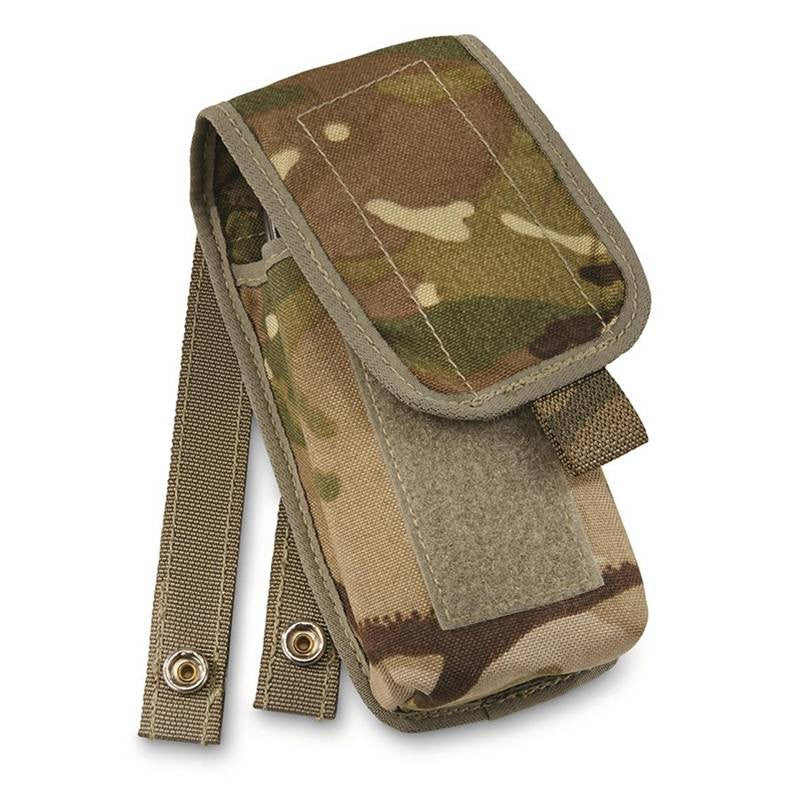 British MTP Camo SA80 Double Magazine Belt Pouch - Used