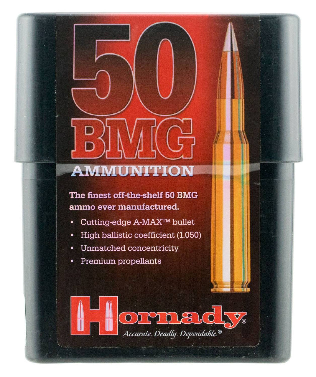 Hornady 50 BMG 750gr MatchA-Max 10rds